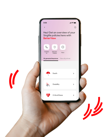 Image of Singlife Account Mobile App